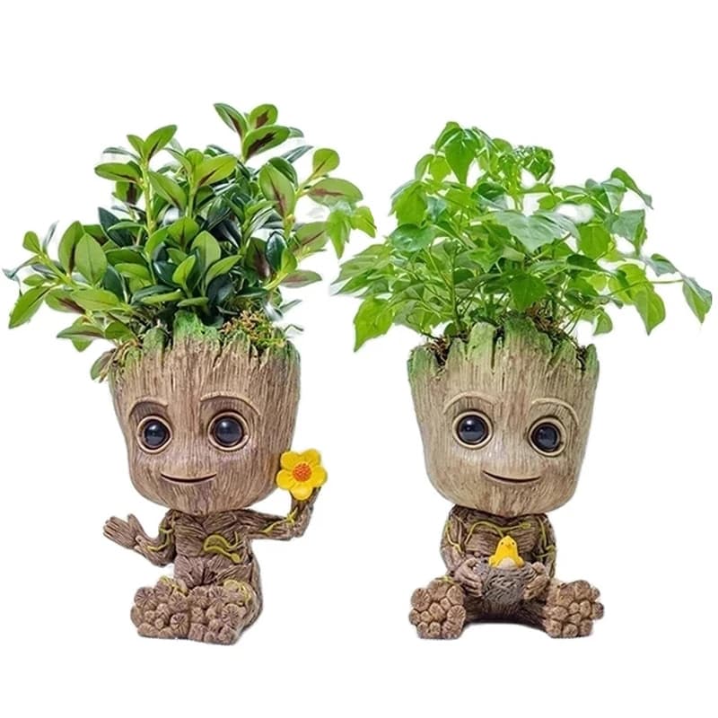 Rzemiosło dekoracyjne do domu Miniaturowy model biura Wyświetlacz na biurko Kreskówka Groot Figurki Rękodzieło Dekoracja Drzewo Człowiek Ozdoba 5CM