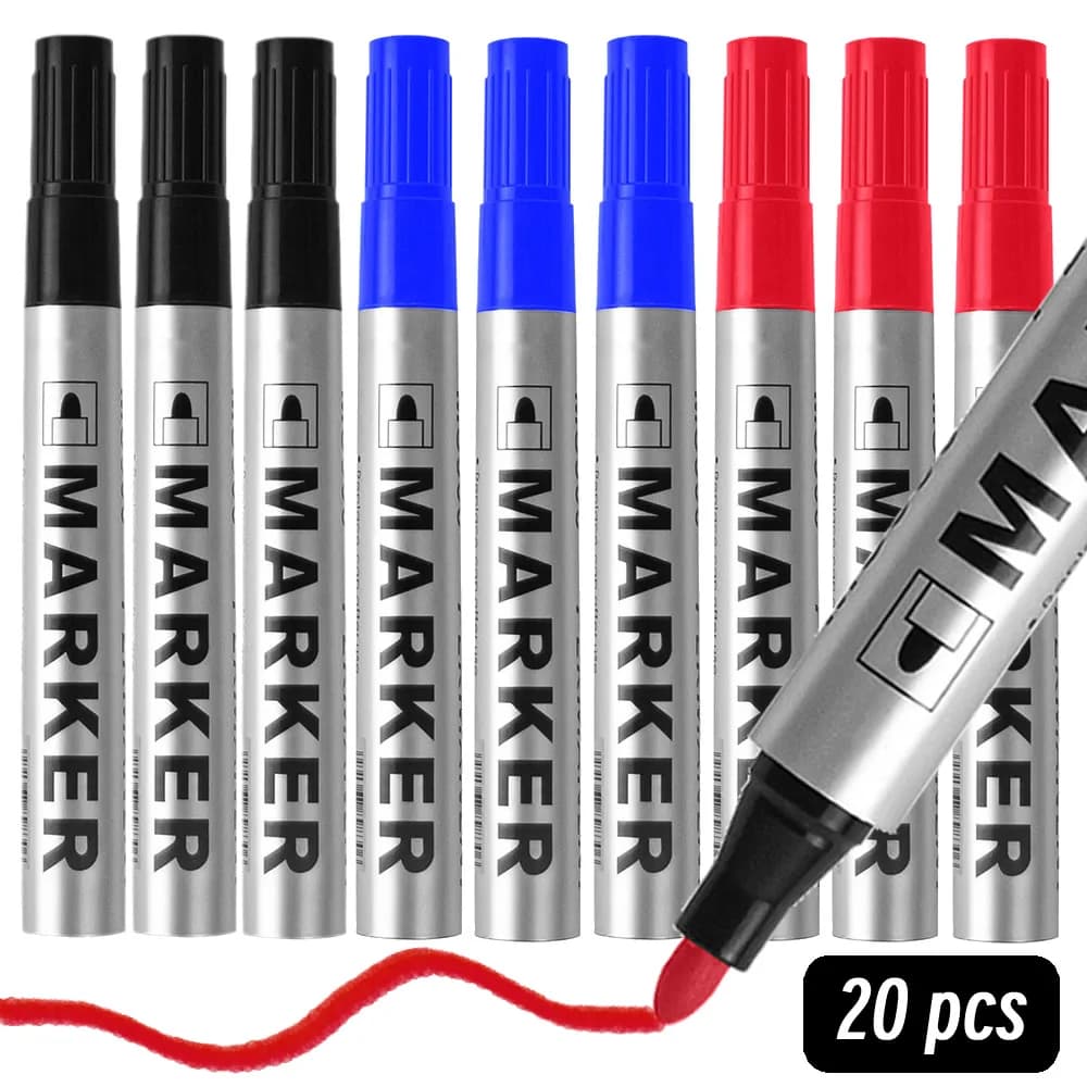 Marker permanentny do opon – czarny, wodoodporny, szybkoschnący