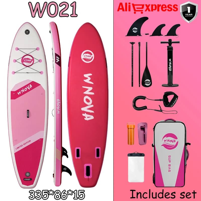 W021 – ultralekka deska SUP 335×86×15 cm