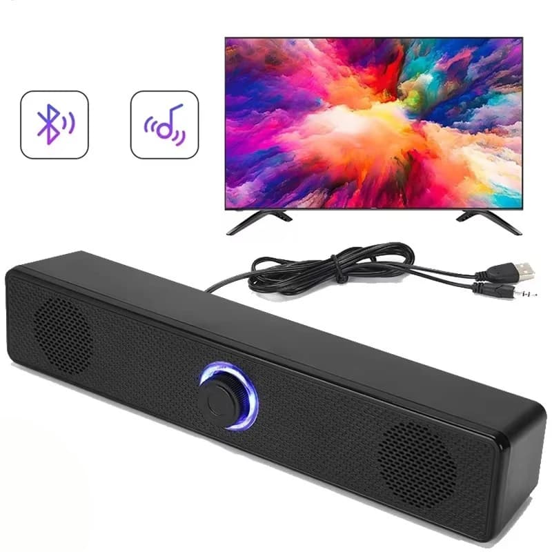 Głośnik soundbar do komputera – przewodowy i Bluetooth, do PC, TV i laptopa