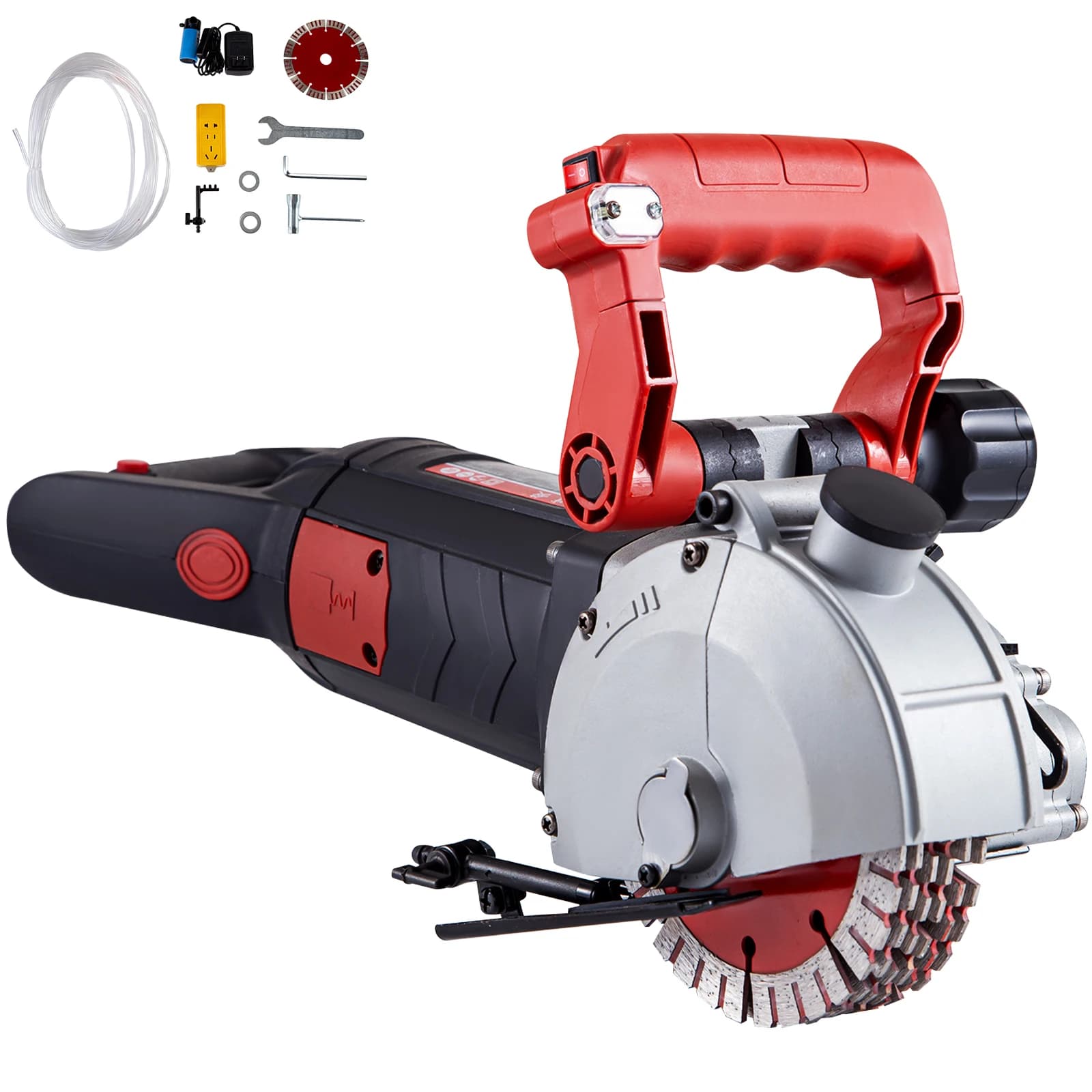 SucceBuy — bruzdownica do betonu i cegły 125 mm z laserem, moc do 4800 W