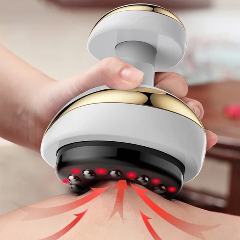 Elektryczny masażer Gua Sha – podgrzewane bańki próżniowe do masażu ciała
