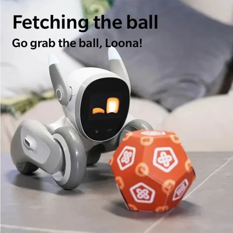 Interaktywny robot-piesek AI ChatGPT z programowalnymi dialogami