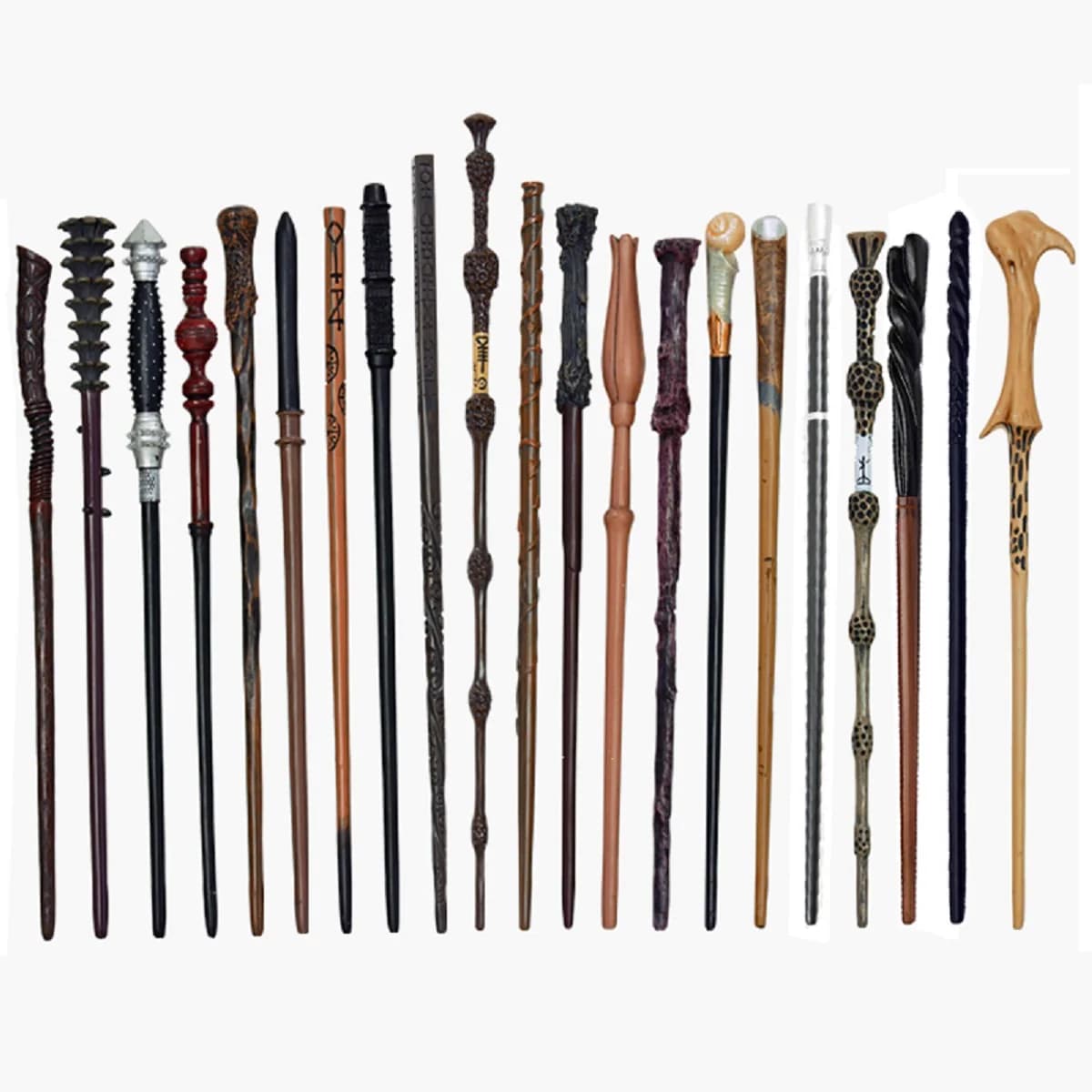 Magiczna różdżka z metalowym rdzeniem do cosplayu Hermiony Granger, model premium w pudełku.