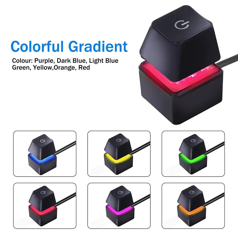 Przełącznik zasilania ON/OFF RGB do komputera — zdalny start i reset płyty głównej